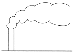 A chimney plume.