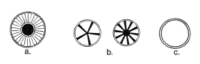 Inner-fin tubes for refrigerant evaporators. (a) strip-fin inserts, (b) star-shaped inserts, (c) micro-fin.
