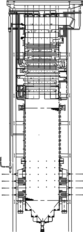 A typical Babcock once-through tower boiler. (Courtesy of Babcock Energy Ltd.)