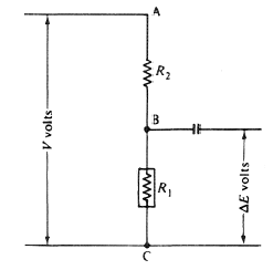 Potentiometer circuit for strain gauges.